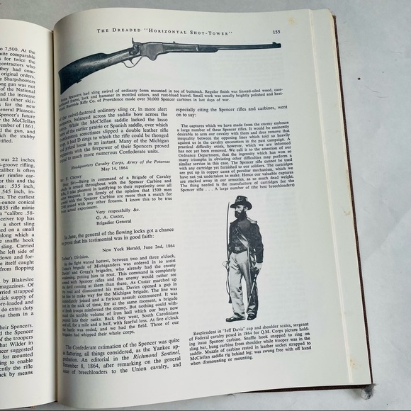 Hardcover Book Civil War Guns William B. Edwards Antique 1962 - Picture 8 of 9